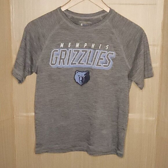 NBA Memphis Grizzlies Grey Athletic Top Small - Picture 1 of 5